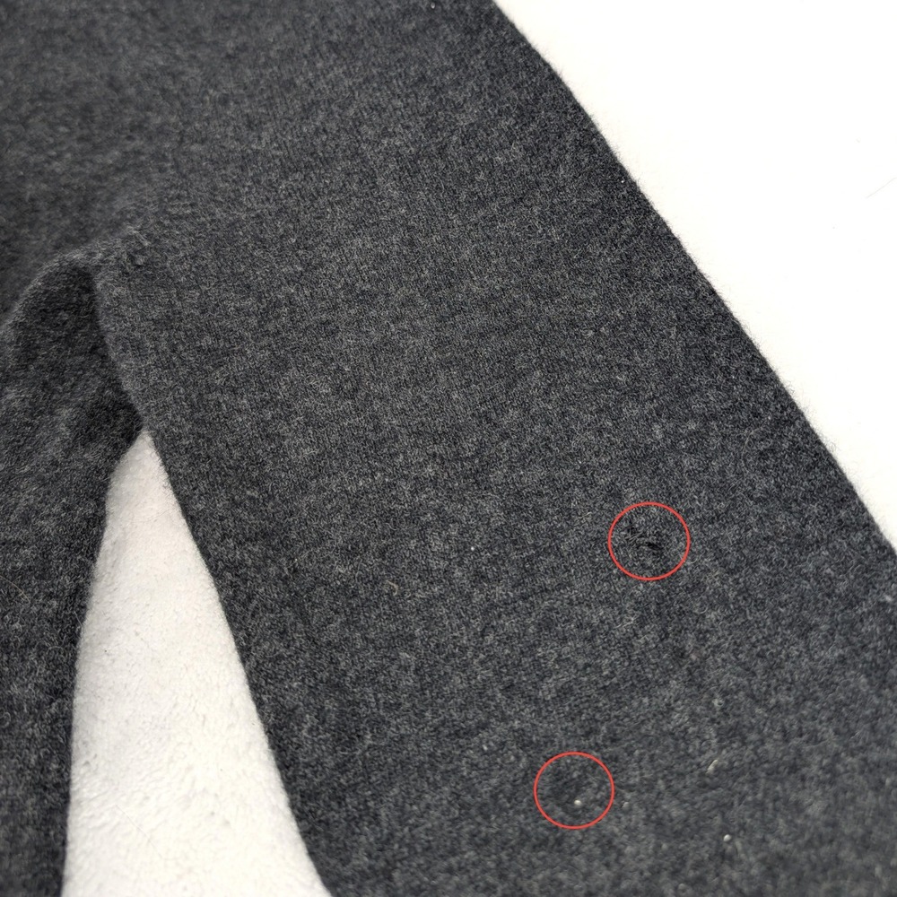 Lauren Ralph Lauren Crest Turtleneck Sweater‎ Merino Cashmere Angora XL Holes - Picture 4 of 7